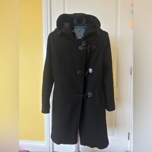 Le Chateau Hooded wool coat